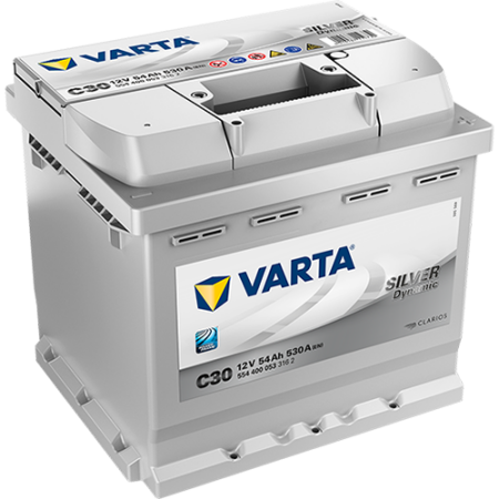 BATTERIE VARTA SILVER DYNAMIC C30 12V 54AH 530A 554 400 053 L1D