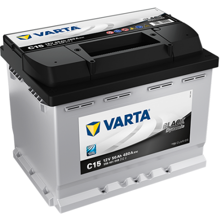 Batterie de démarrage Varta Black Dynamic L2G C15 12V 56Ah / 480A