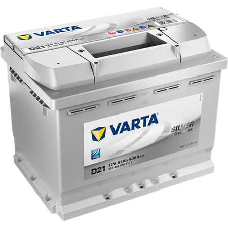 BATTERIE VARTA SILVER DYNAMIC D21 12V 61AH 600A 561400060 LB2D