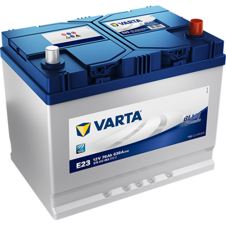 BATTERIE VARTA BLUE DYNAMIC E23 12V 70AH 630A 570 412 063