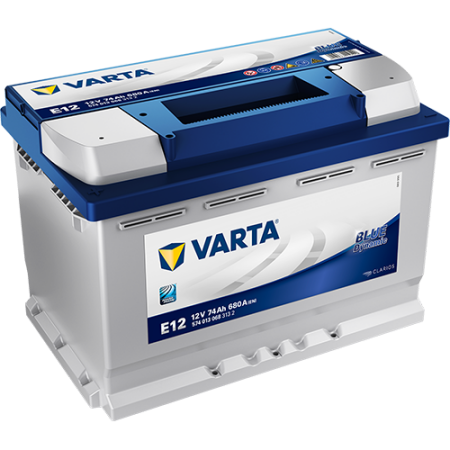 BATTERIE VARTA BLUE DYNAMIC E12 12V 74AH 680A 574 013 068 L3G