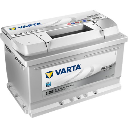 BATTERIE VARTA SILVER DYNAMIC E38 12V 74AH 750A 574 402 075 LB3D