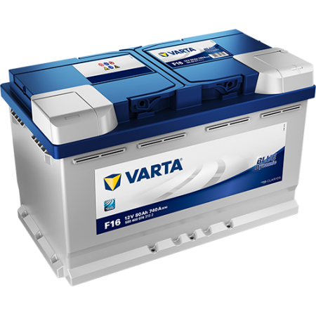 BATTERIE VARTA BLUE DYNAMIC F16 12V 80AH 740A 580 400 074