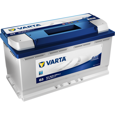 BATTERIE VARTA BLUE DYNAMIC G3 12V 95AH 800A 595 402 080 L5D