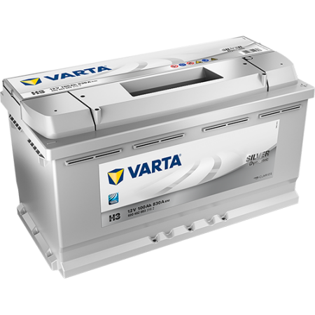 BATTERIE VARTA SILVER DYNAMIC H3 12V 100AH 830A 600 402 083 L5D