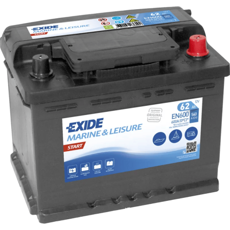 BATTERIE EXIDE EN600 12V 62AH 540A