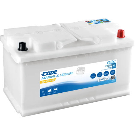 Batterie Exide ET650 100 AH