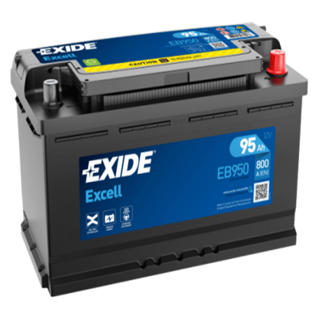 BATTERIE EXIDE EXCELL EB950 12V 95AH 800A