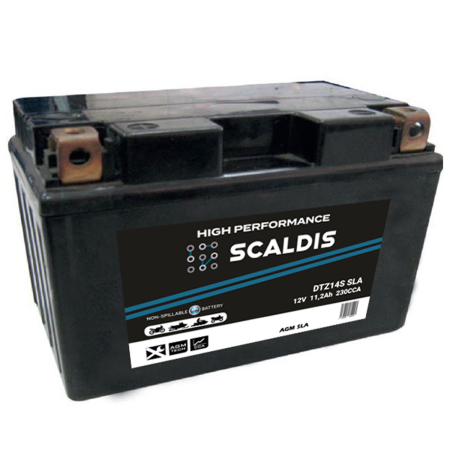 Batterie moto SCALDIS HP YTZ14S SLA 12V 11,2AH 230A