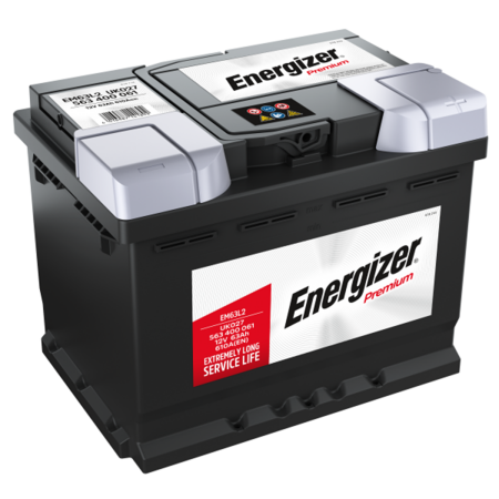 BATTERIE EM63L2 12V 63AH 610A EN + A DROITE ENERGIZER PREMIUM