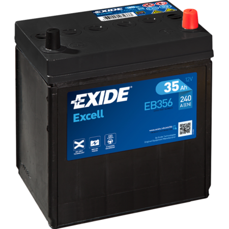 BATTERIE EXIDE EXCELL 12V 35AH 240A +D EB356