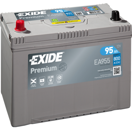 BATTERIE EXIDE PREMIUM D31 12V 95AH 800A +G EA955