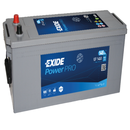 Batterie Exide CV Range D04 12V 145Ah 900A 513x189x223 +G EF1453