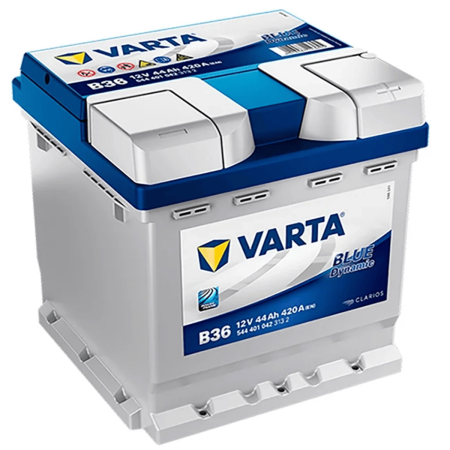 BATTERIE VARTA BLUE DYNAMIC B36 12V 44AH 420A 544 401 042 L0D