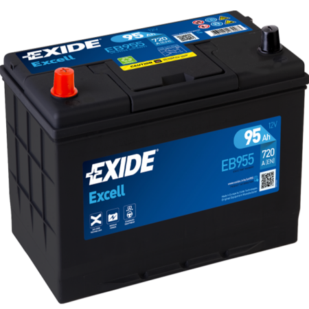 BATTERIE EXIDE EXCELL D31 12V 95AH 720A - EB955