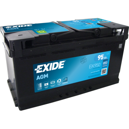 BATTERIE EXIDE AGM L5 12V 95AH 850A