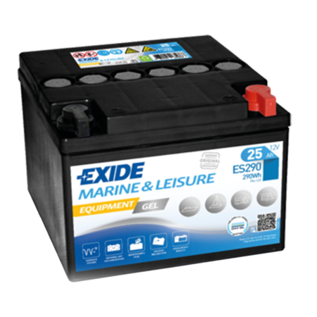 Batterie Exide Equipment Gel - Superior P24 12V 25Ah 166x175x125 ES290