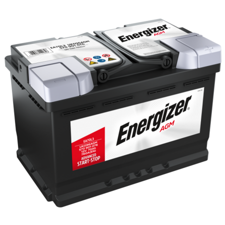 Batterie ENERGIZER PREMIUM AGM EA70L3 - 12V 70Ah 760A