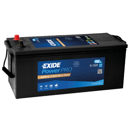 Batterie Exide CV Range D04 12V 152Ah 1130A 513x189x223 +G EJ1523