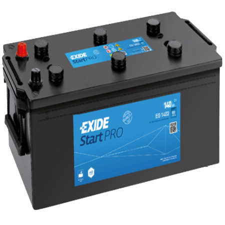 Batterie Exide CV Range D04 12V 140Ah 800A 513x189x223 +G EG1403