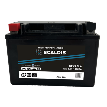 Batterie moto SCALDIS HP YTX9-BS SLA 12V 8AH 135A