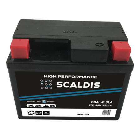 Batterie moto SCALDIS HP DB4L-B SLA 12V 4AH 45A