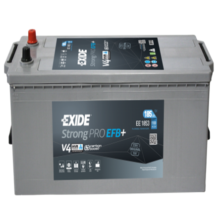 Batterie Exide CV Range D05 12V 185Ah 1100A 513x223x223 +G EE1853